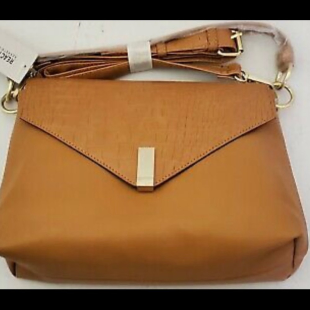 Kenneth Cole Reaction Cognac Lifestyle Mid-Satchel